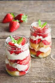 Eggs, lady fingers, cream, grated chocolate, espresso coffee and 2 more. Strawberry Mascarpone Mini Trifles Sprinkle Of Cinnamon Biscuit Dessert Recipe Strawberry Recipes Mason Jar Desserts
