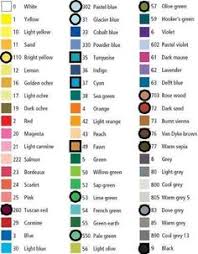 15 Best Color Pencil Chart Images Color Chart Colored