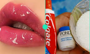 how to get pink lips with toothpaste