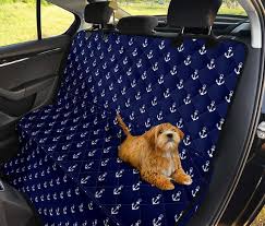 Nautical Anchor Dog Hammock Back Seat