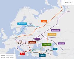 Gas pipelines between Europe, Russia and Caucasia | Planète Énergies