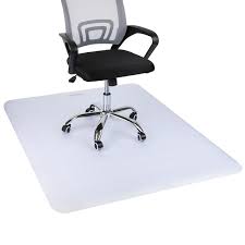 mind reader clear pvc office chair mat