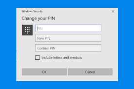 reset pin windows 10