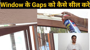how to seal window gaps how to use