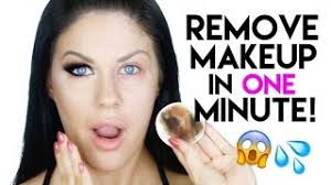 how to remove your makeup in 1 minute