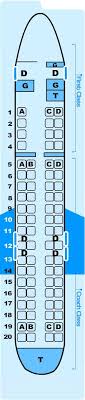Seat Map Northwest Airlines Jet Airlink Bombardier Cr9 Cm9