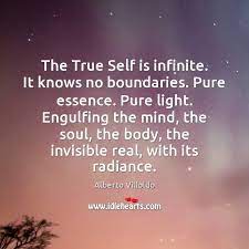 the true self is infinite it knows no