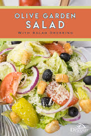 copycat olive garden salad and dressing