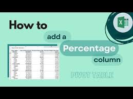 excel pivot table how to add a