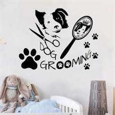 Dog Grooming Salon Wall Stickers Pet