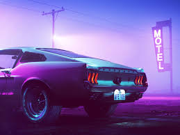 Mustang gt fastback 2015 live wallpaper. Neon Car Wallpapers Top Free Neon Car Backgrounds Wallpaperaccess