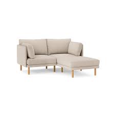 burrow modern field 2 seat sofa with