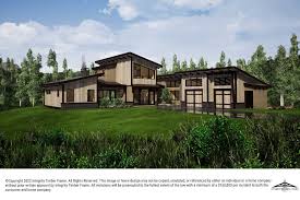 modern timber frame home design the