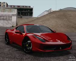 {8mb}gta sa super car mod pack only dff file no txd for gta sa for android and pc watch full video welcome to this. Ferrari 458 Italia 2010 For Gta San Andreas