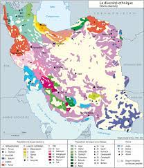 ethnic diversity maps on iran by