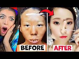 viral asian makeup transformations
