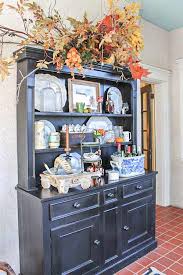 8 fall decor for top of hutch ideas