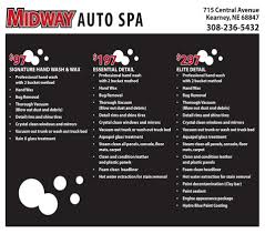 midway auto spa car detailing service