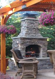 Outdoor Fireplace Kit Backyard