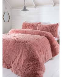 luxury fur bedding duvet cover set