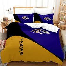 Baltimore Ravens 3 Pieces Bedding Set