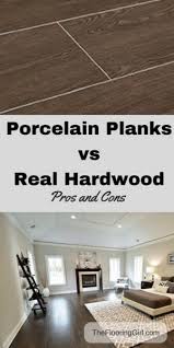 hardwood flooring vs tile planks that