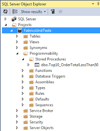 create sql server database unit tests
