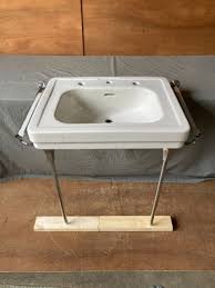 White 1940s Antique Sinks For