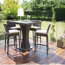 4 Seat Bar Set With Ice Bucket Outdoor