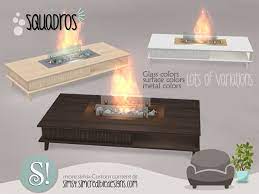 Sims 4 Fire Pit Fire Table Cc All