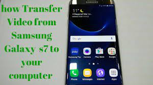 transfer video from samsung galaxy s7
