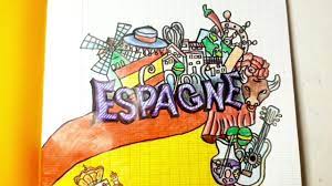 Dessin Page De Garde Cahier D espagnole - page de garde cahier d'espagnol - YouTube