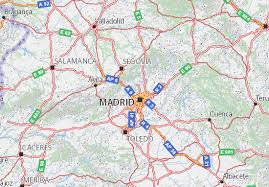 Mapa topográfico comunidad de madrid, altitud, relieve. Mapa Michelin Comunidad De Madrid Plano Comunidad De Madrid Viamichelin