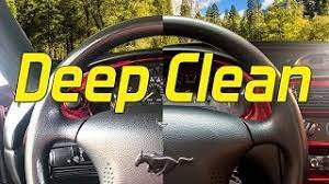 how to deep clean your steering wheel