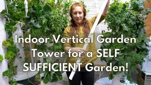 indoor vertical garden tower for a self