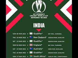 T20 World Cup 2022 Schedule Women S gambar png