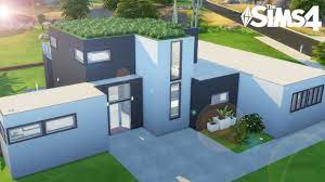 maison moderne construction sims 4