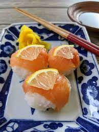 Smoked Salmon Maru Sushi - The Japanese Kitchen
