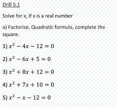 Grade 11 Surds And Quadratic Equations