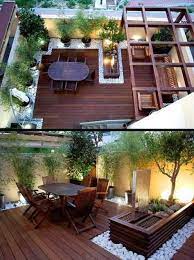 Vamos ver el diseño de una moderna terraza construida en madera, conoceremos todos los elementos arquitectónicos y. Decoracion Para Terrazas Decoracion De Patio Jardines Modernos Jardines