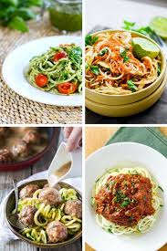 30 easy zoodle recipes healthy ideas