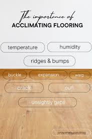 flooring acclimation explained jona