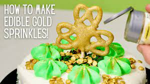 make edible gold sprinkles