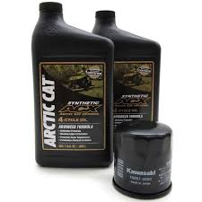 Arctic Cat Acx 0w 40 Synthetic Oil Change Kit 2004 2006 650 V2