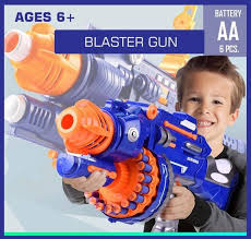 What is the best automatic nerf gun? Blaster Electric Nerf Machine Battery Operated Semi Auto Nerf Gun With Soft Bullets Outdoor Indoor Hobbies Toys Toys Games On Carousell