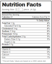 hershey kisses nutrition facts cully