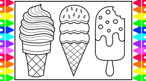 By best coloring pagesfebruary 10th 2015. How To Draw Ice Cream For Kids Ice Cream Drawing And Coloring Pages For Kids Youtube
