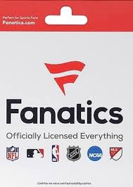 fanatics 50 usd gift card at a