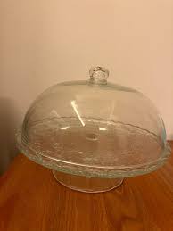 Glass Bowl Cake Stand With Cover