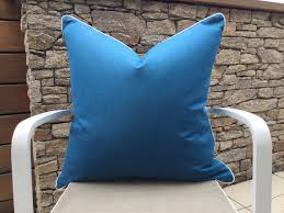 Blue And White Striped Outdoor Cushions
